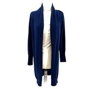 Quince Cashmere Sweater Cardigan XS Navy Blue